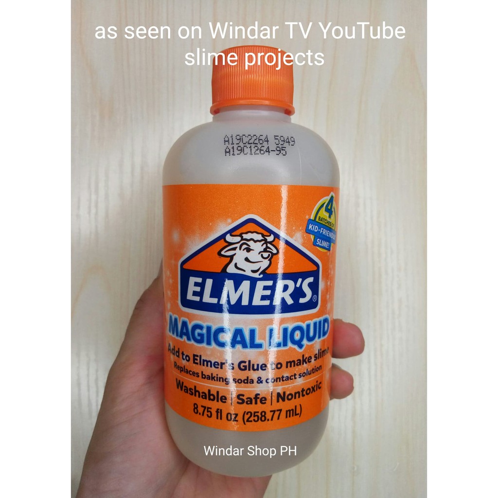 Buy Elmer's Slime Activator Magical Liquid Slime Activator Solution,  Updated Formula for Twice as Much Slime, (8.75 fl oz)