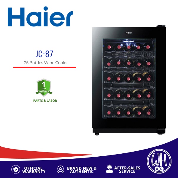 Haier JC87 25 Bottles Wine Cooler Shopee Philippines