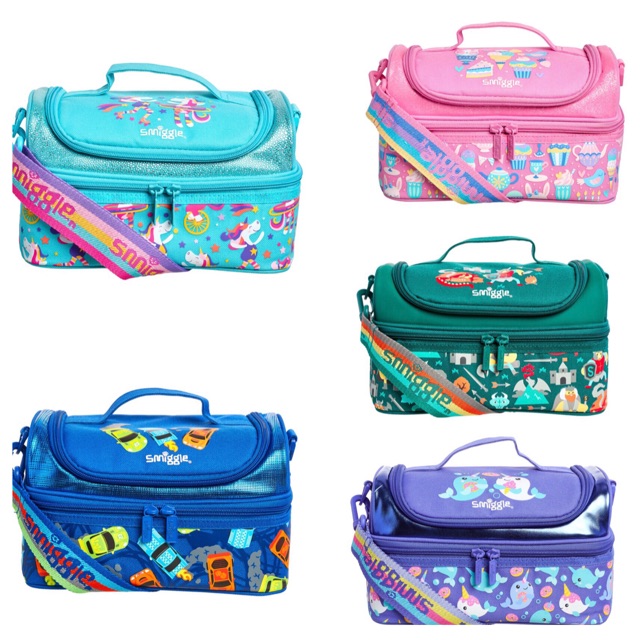 Double decker best sale lunch box smiggle