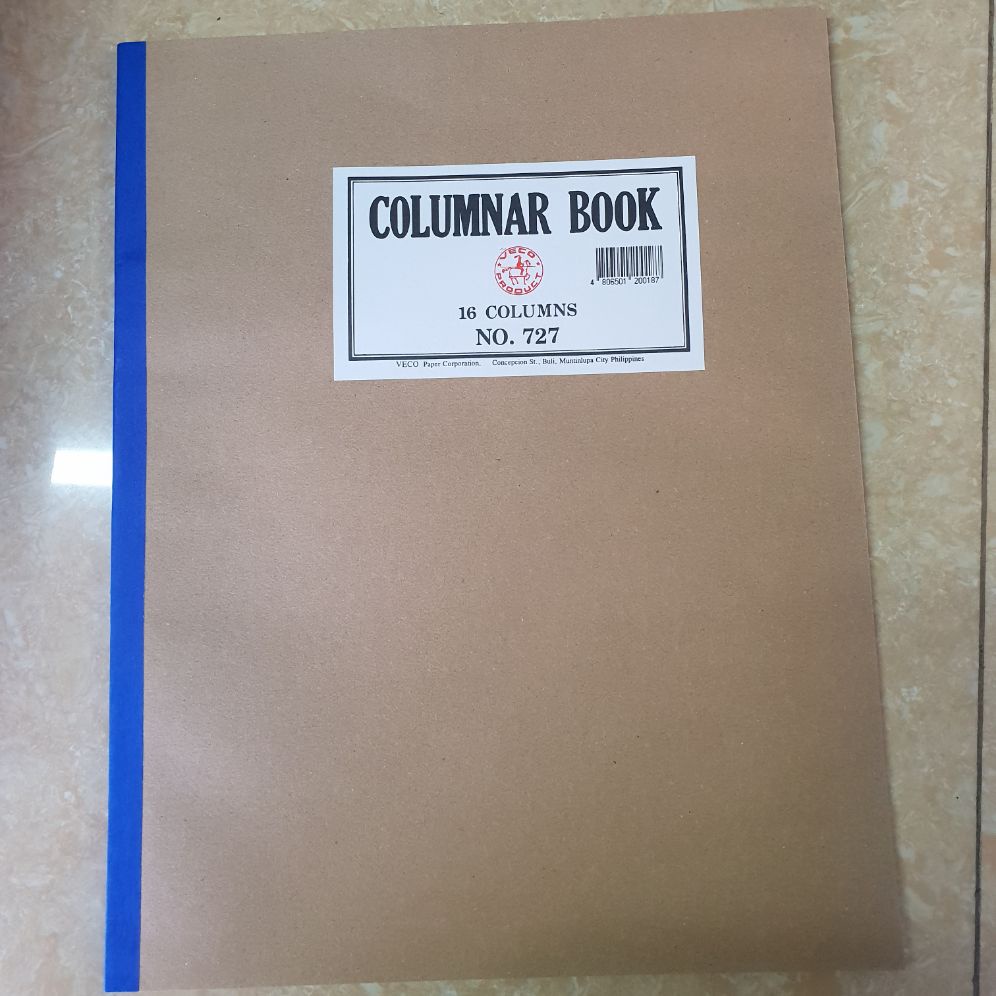 Columnar Notebook 16 columns Shopee Philippines