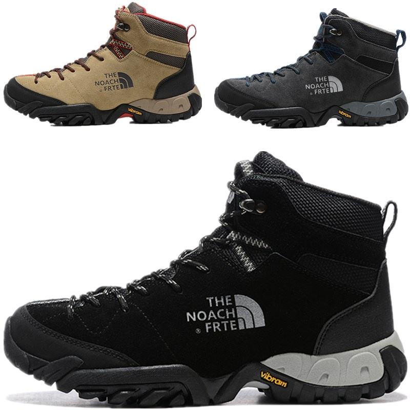 The North Face 2022 New Style HighTop Hiking Shoes Men's Waterproof