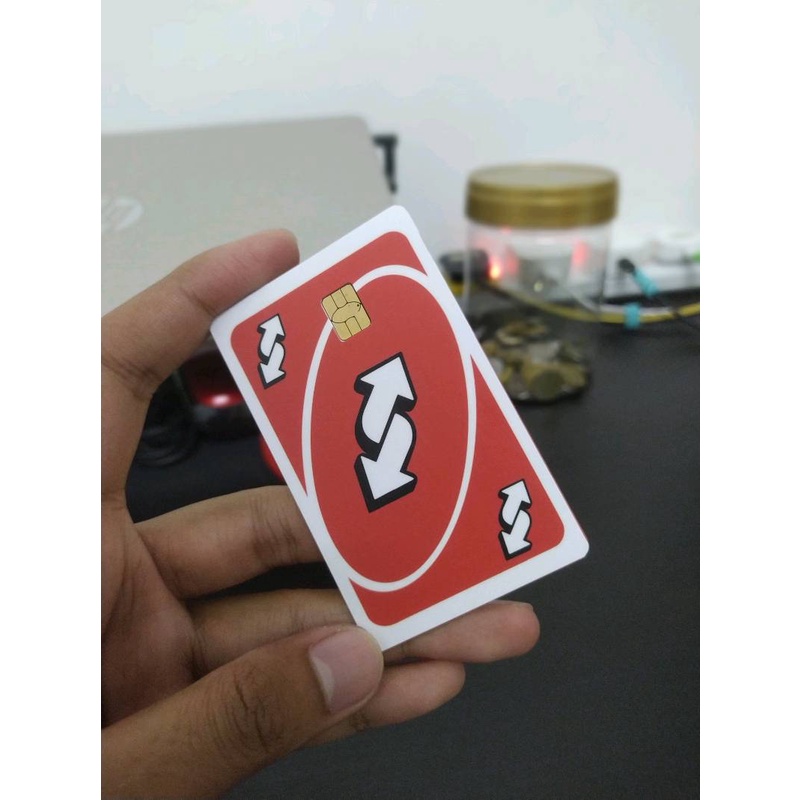 UNO REVERSE - TOUCH N GO CARD / ATM CARD STICKER COVER, TNG CARD, BANK ...