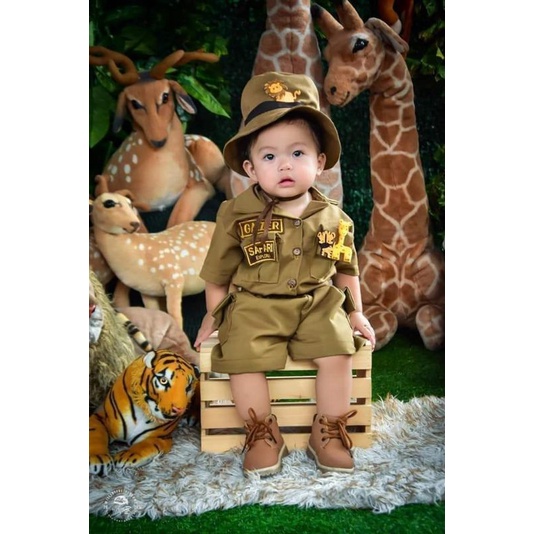 Baby cheap safari outfit