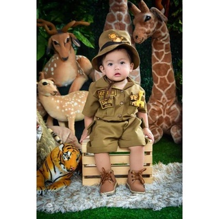 Jungle outfit for baby 2024 boy