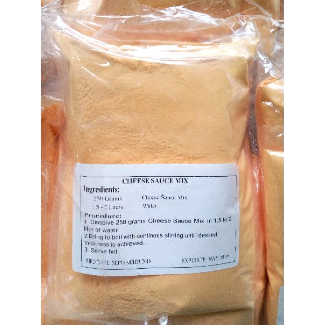 Cheese Sauce Powder Mix 250 grams | Shopee Philippines