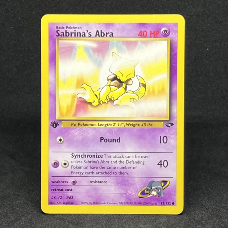 first edition abra pokemon card Abra - 148/091 Shiny Holo Rare main image 0