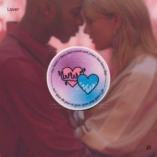 Lover by Taylor Swift Glitter Vinyl Stickers (Tags: aesthetic original bujo  planner drawing sticker)