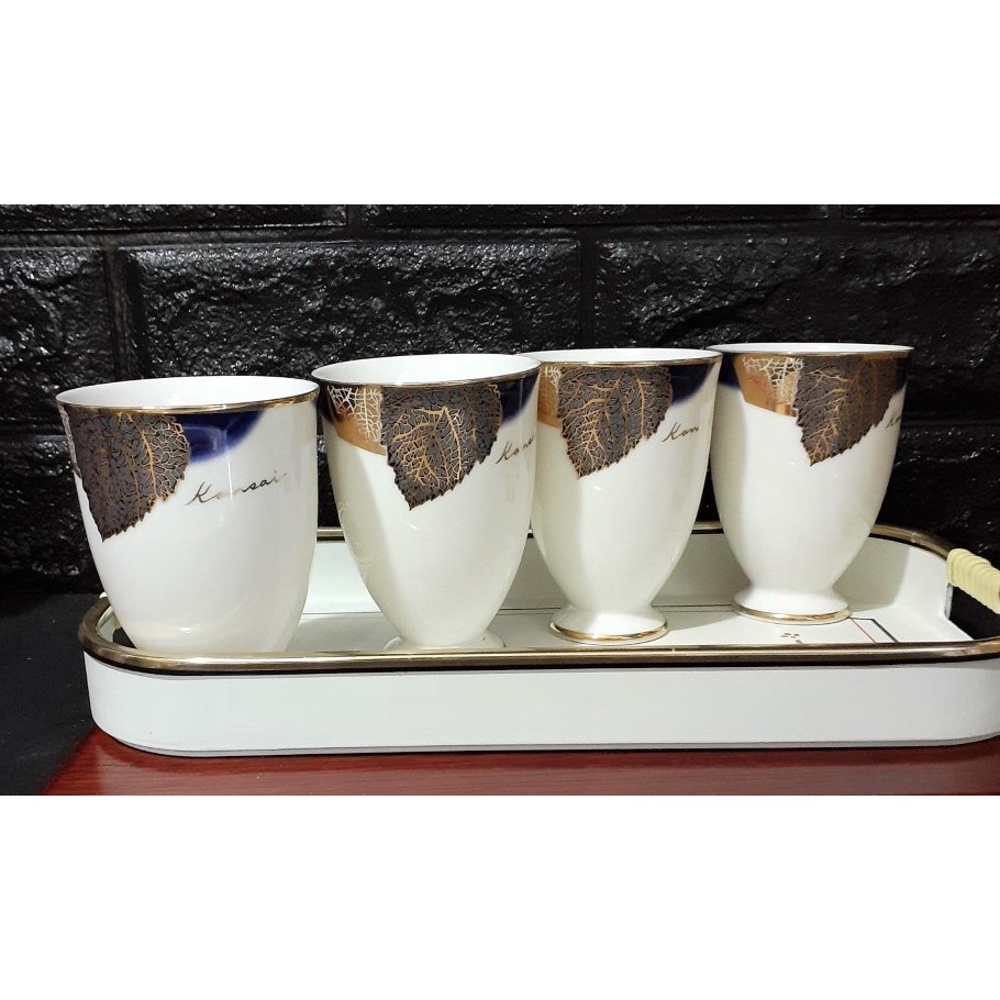 Elegant & Sophisticated Branded KANSAI FINE CHINA Hand Painted Gold