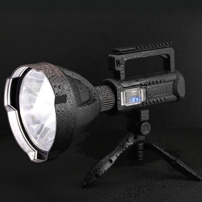 LED SearchLight SpotLight Big Beam Long Range FlashLight USB Reachable ...
