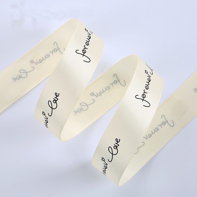 Ribbon Forever Love 25mm（sold per meter） | Shopee Philippines