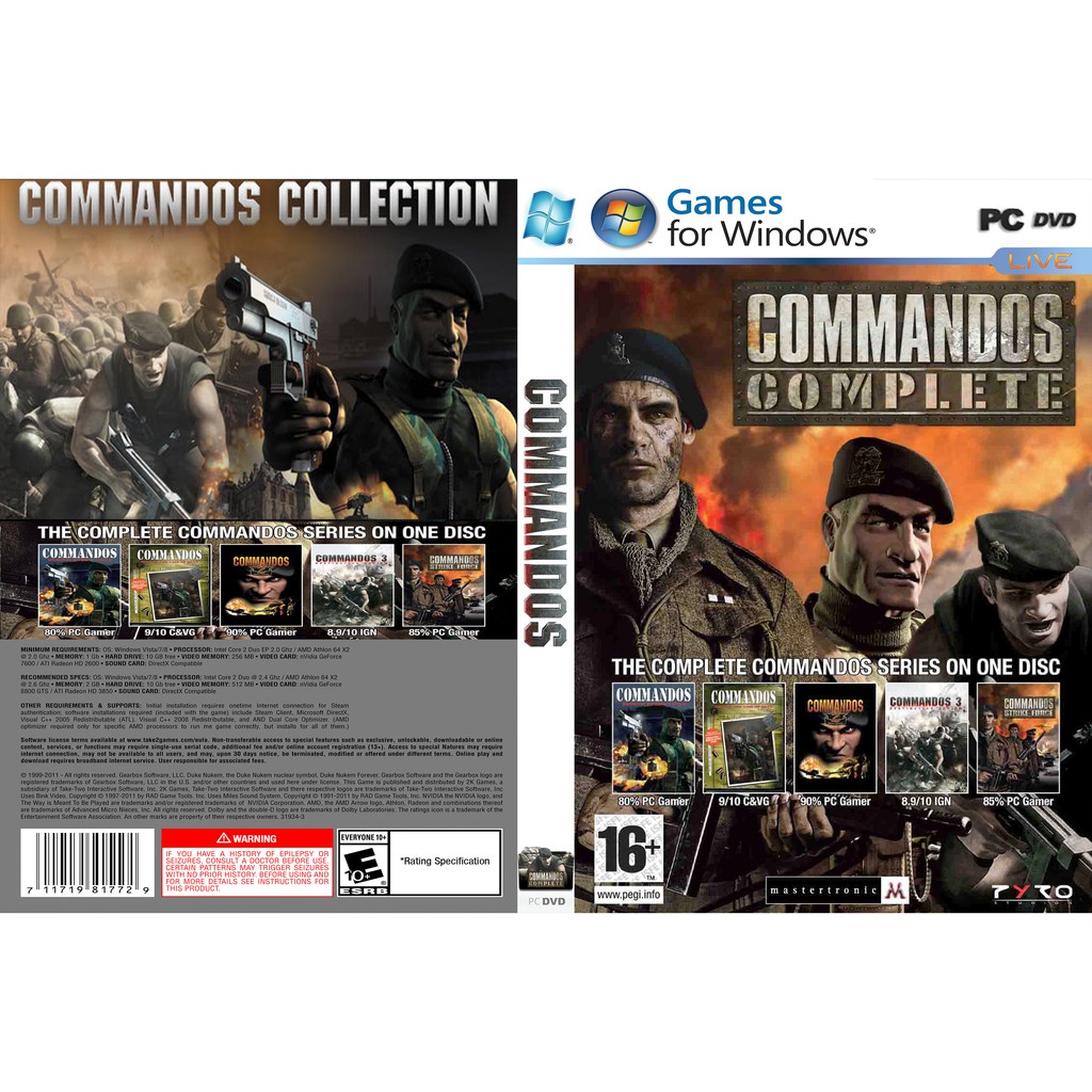 Commandos Complete Collection PC GAME [Offline INSTALLATION] | Shopee ...
