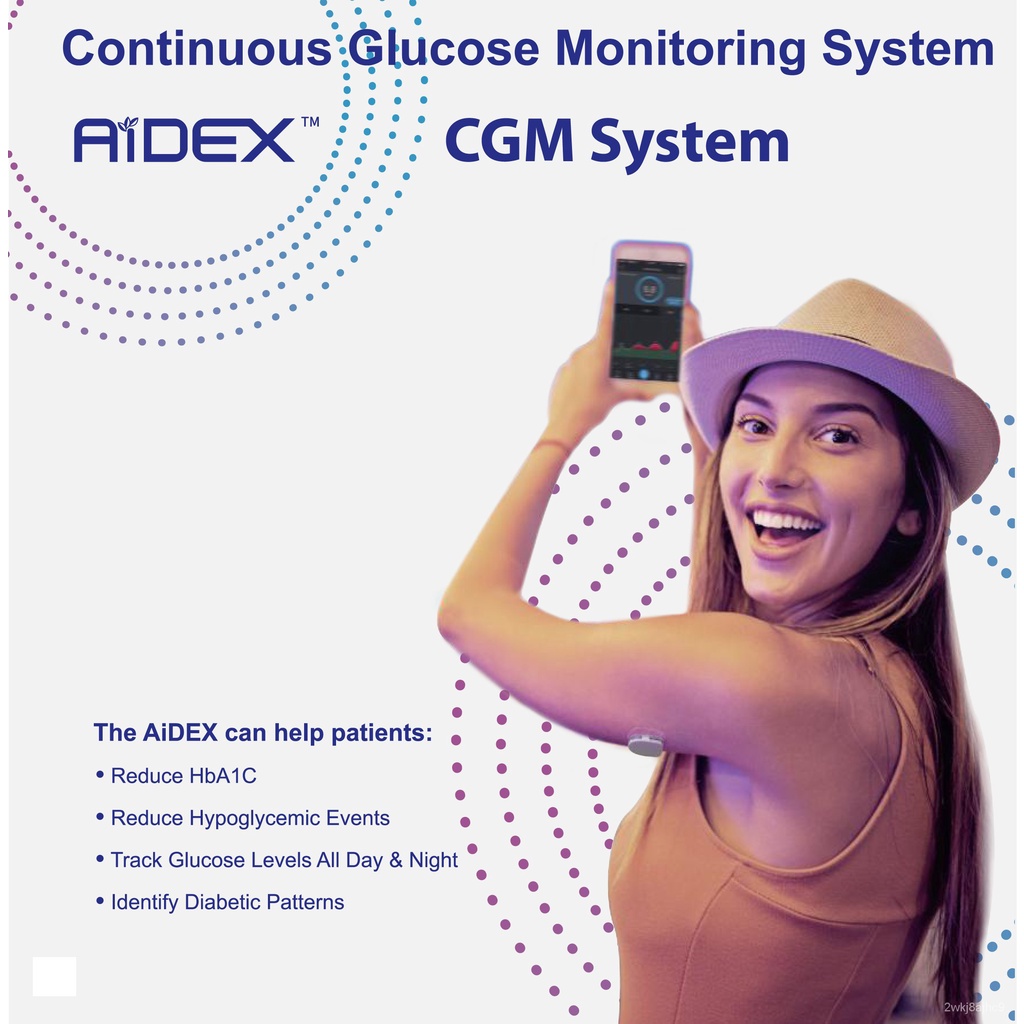 Digital Continuous Glucose Monitoring System CGM Non Invasive NoFinger