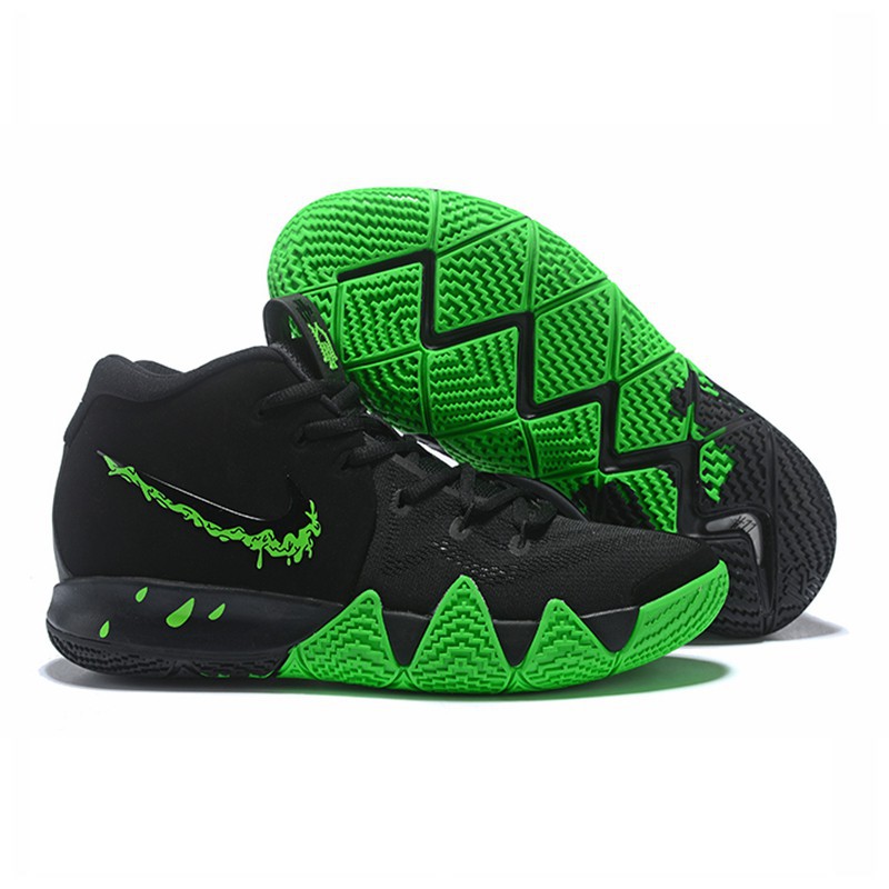 Original Nike kyrie 4 Halloween Black Rage Green basketball shoes Shopee Philippines