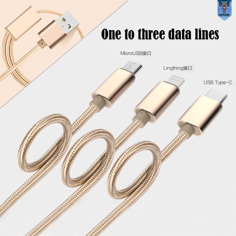 Multi-function iphone Android Type-c one for three three-in-one ...