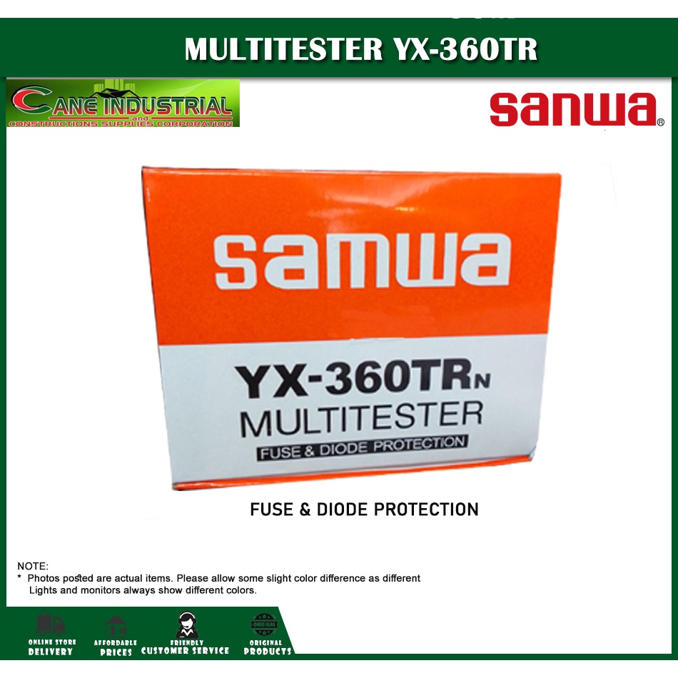 Sanwa YX-360TR Multitester (Fuse & Diode Protection) | Shopee Philippines