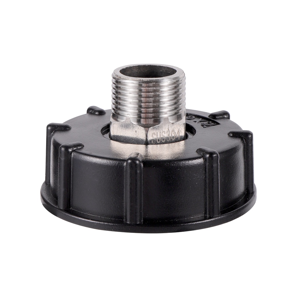 S60x6 Coarse Thread IBC Water Tank Adapter 1/2