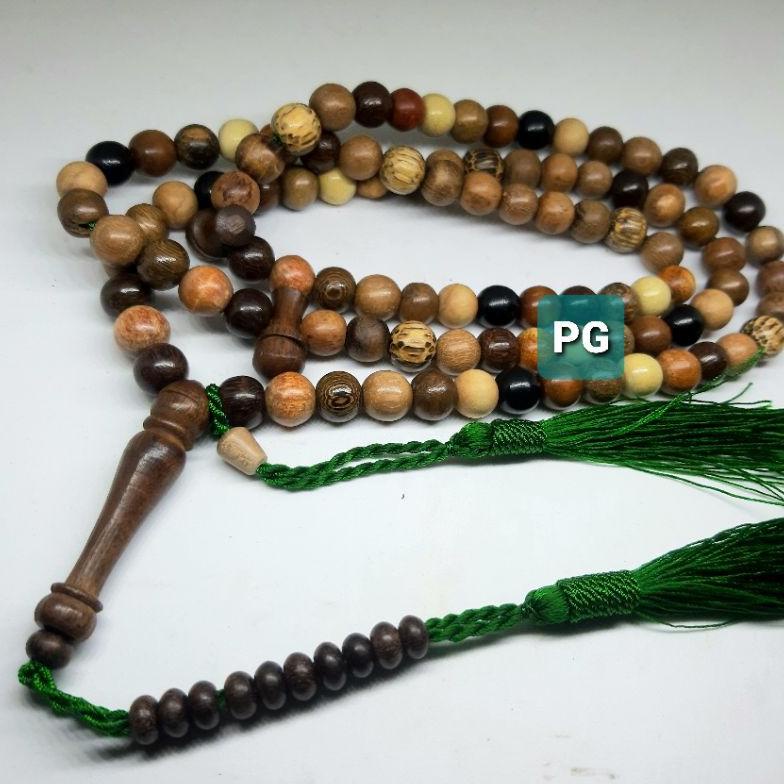 KAYU 17 Types Of Wood Tasbih 99 Grains 8Mm Original | Shopee Philippines