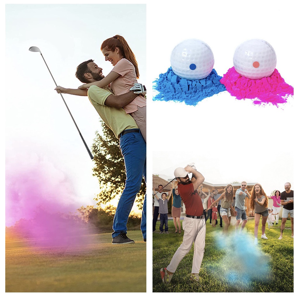 Gender Reveal Exploding Golf Balls Set | Shopee Philippines