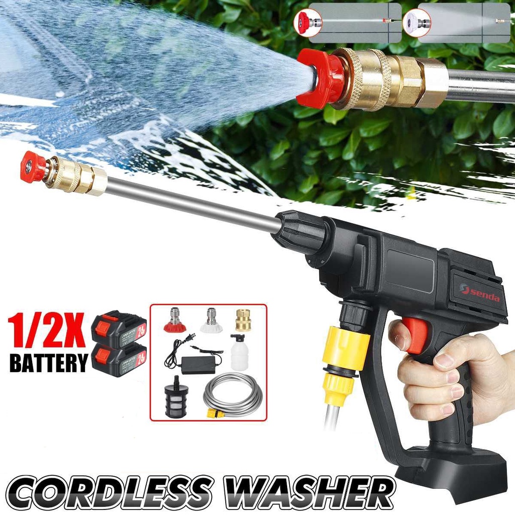 48v Cordless Washer Car Motor Cleaner High Pressure Washers Water