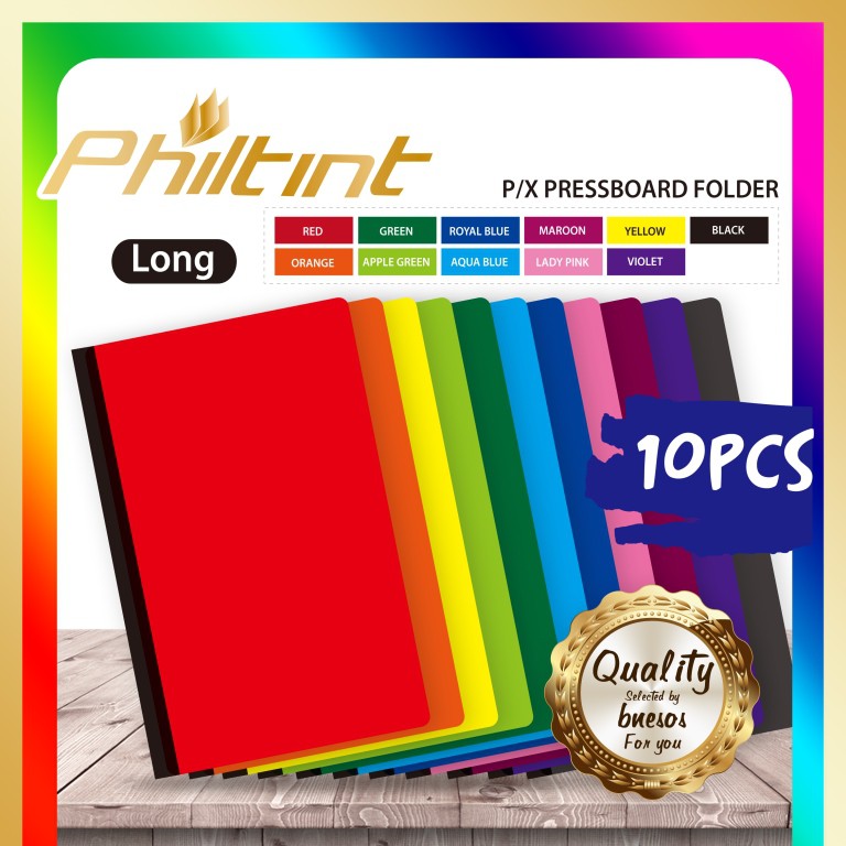 bnesos Stationary Paper Pressboard Folder Long Expanding Folder