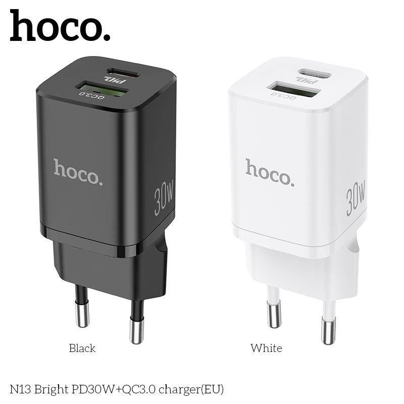 Hoco N13 Quick Charger 30W Quick Charge Cup (2 U + C Ports) | Shopee ...