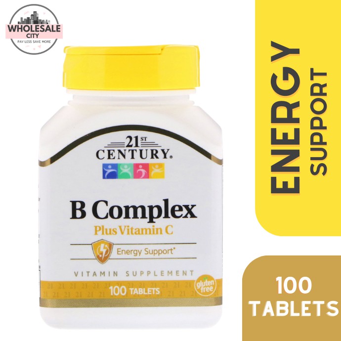 21st Century B Complex Plus Vitamin C 100 Tablets | Shopee Philippines