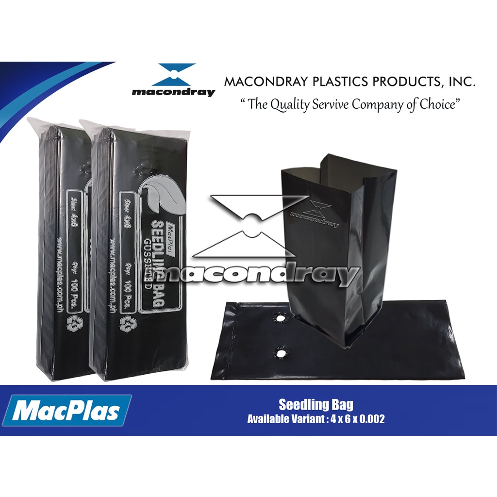 Seedling Bag (packed 100 pieces) by Macondray Plastics Products, Inc