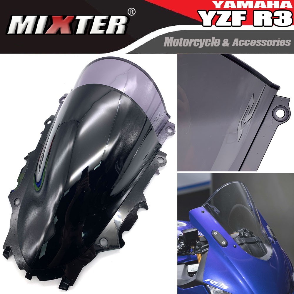 Yamaha r3 hot sale visor