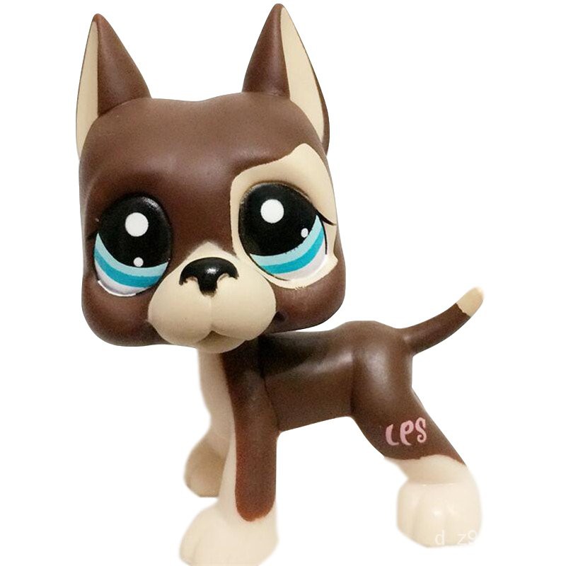 LPS CAT Rare Littlest pet shop toys dog #556 brown sausage