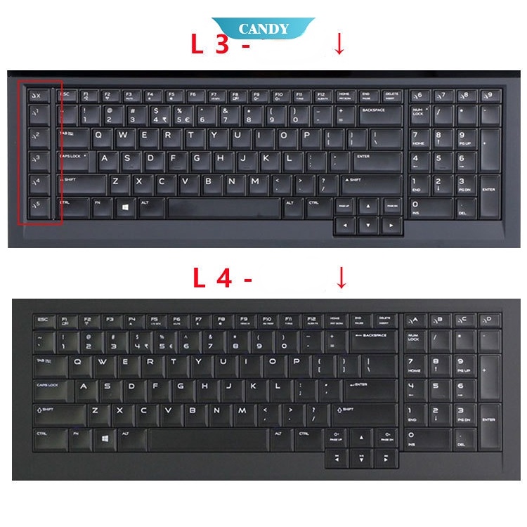 17.3" Laptop Laptop Dustproof Keyboard Cover for Dell Alienware AREA ...