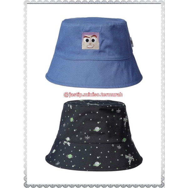 Miniso toy story bucket hat Back And Forth (BUZZ) Shopee Philippines