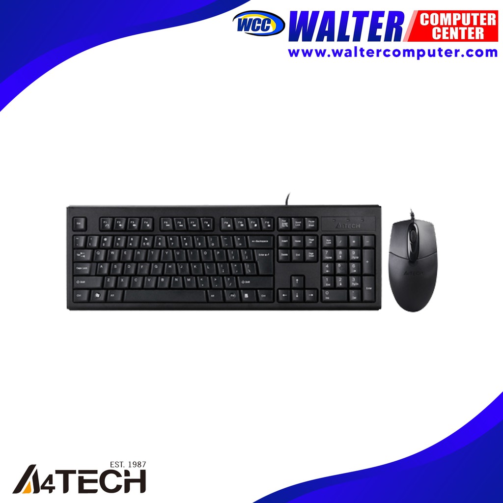 A4tech KRS-8572 Keyboard and Mouse Combo | Shopee Philippines