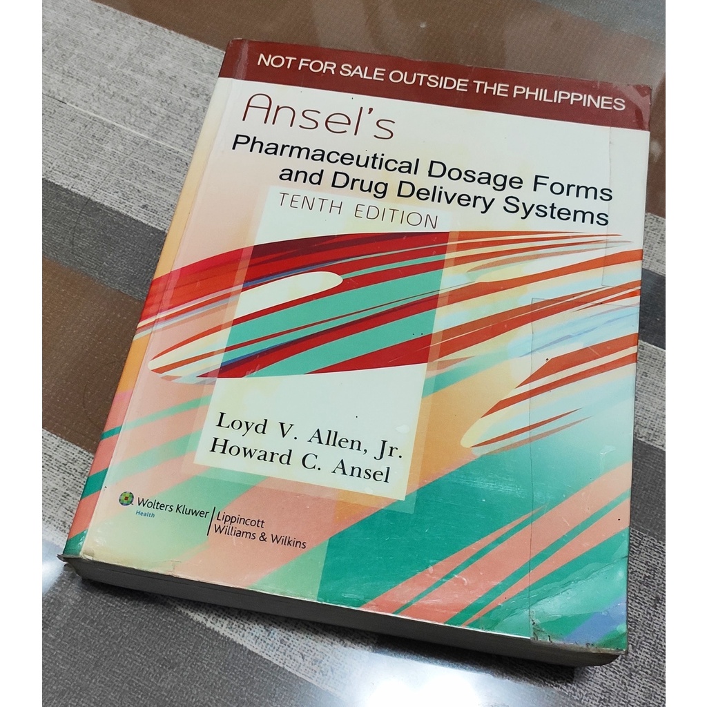 Ansel's Pharmaceutical Dosage Forms And Drug Delivery Systems 10th ...