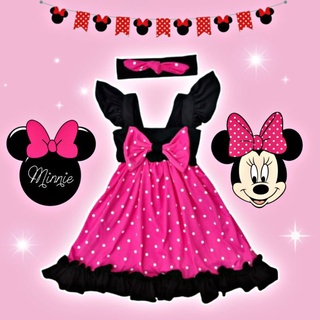 Disfraz Vestidos Para Cumpleaños🎂 MINNIE MOUSE para niñas/ Minnie Mouse  BIrthday Dresses for Girls 