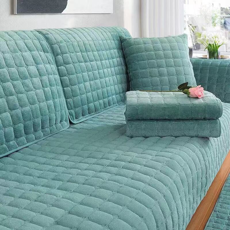 Sofa Cushion Plush Sofa Cushion Universal Full Cover Non-slip Fabric All-inclusive Universal Cover Sofa Cover Custom