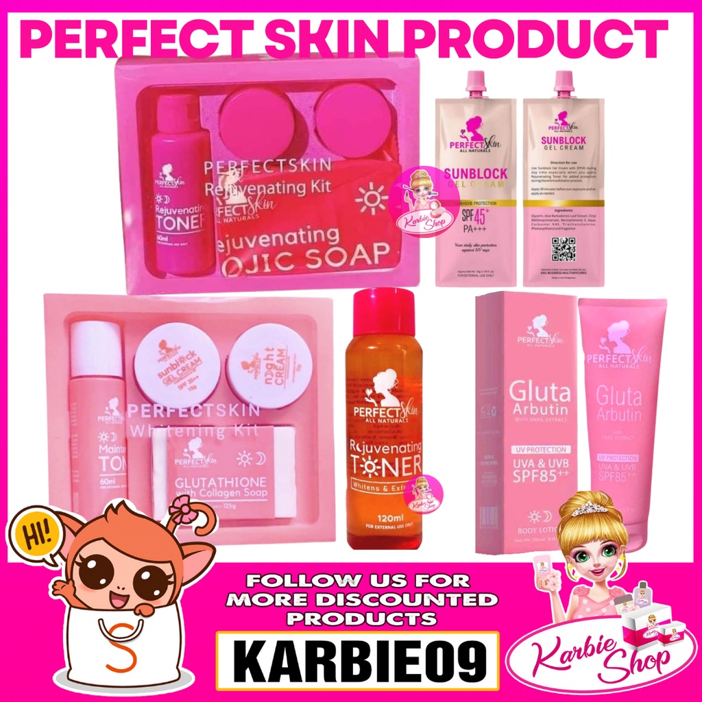 ORIG PERFECT SKIN PRODUCTS (REJUVENATING SET, WHITENING SET, SUNBLOCK ...