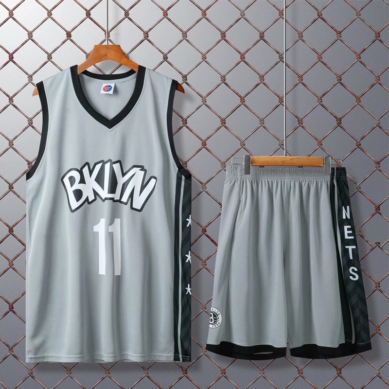 Brooklyn nets grey jersey on sale