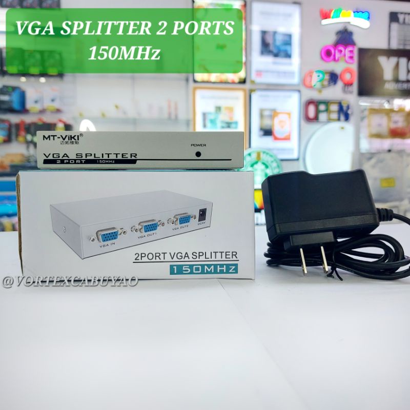 VGA SPLITTER 2 PORTS 150MHz (HIGH RESOLUTION) | Shopee Philippines