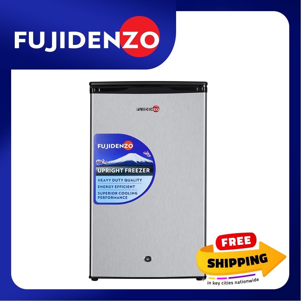 Fujidenzo 3.5 cu.ft. Upright Freezer UF35S2 (Stainless Steel) Shopee