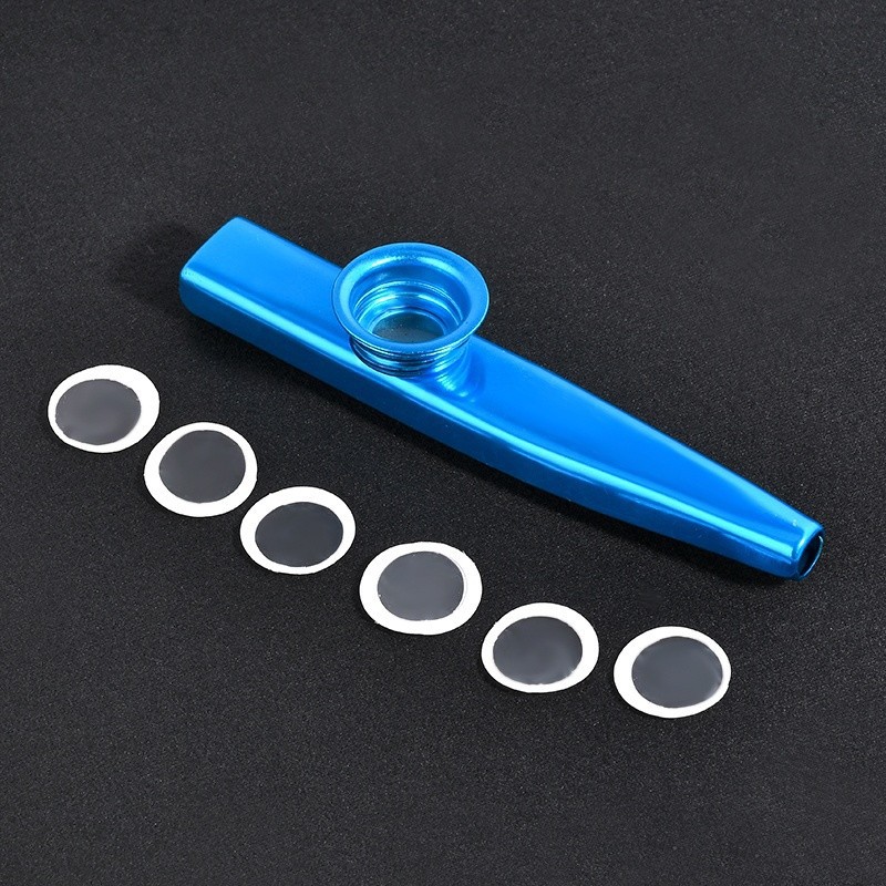 Metal Kazoo Flute Diaphragm Mouth Flute Harmonica Kids Shopee Philippines