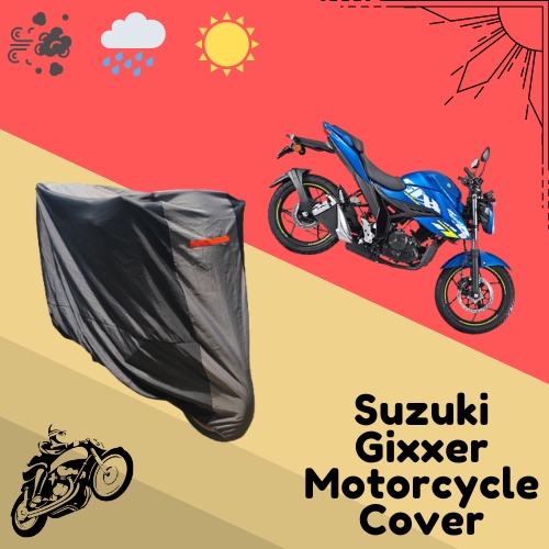 SUZUKI GIXXER NO TOP BOX Motorcycle Cover Shopee Philippines