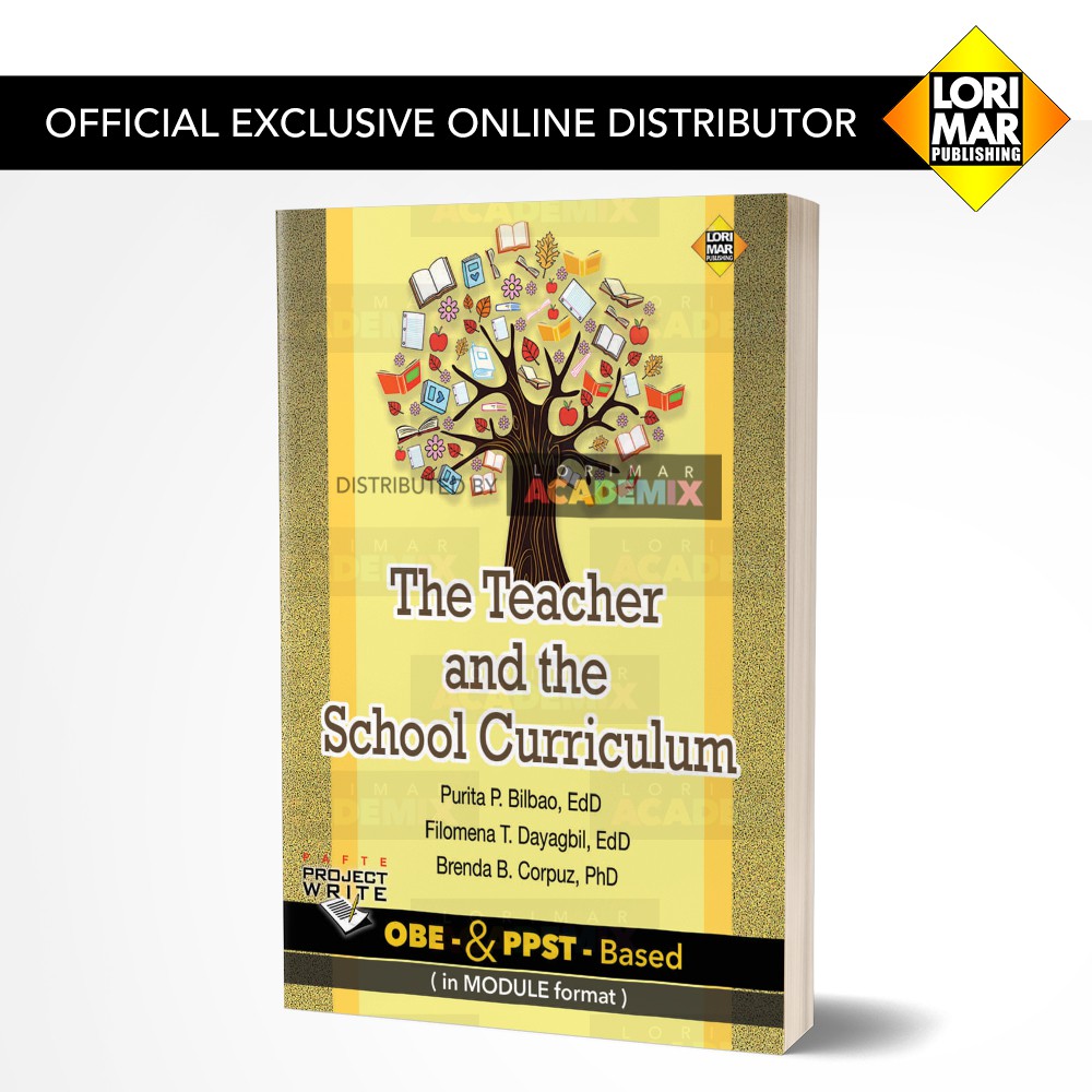The Teacher and the School Curriculum - Lorimar Publishing | Shopee ...