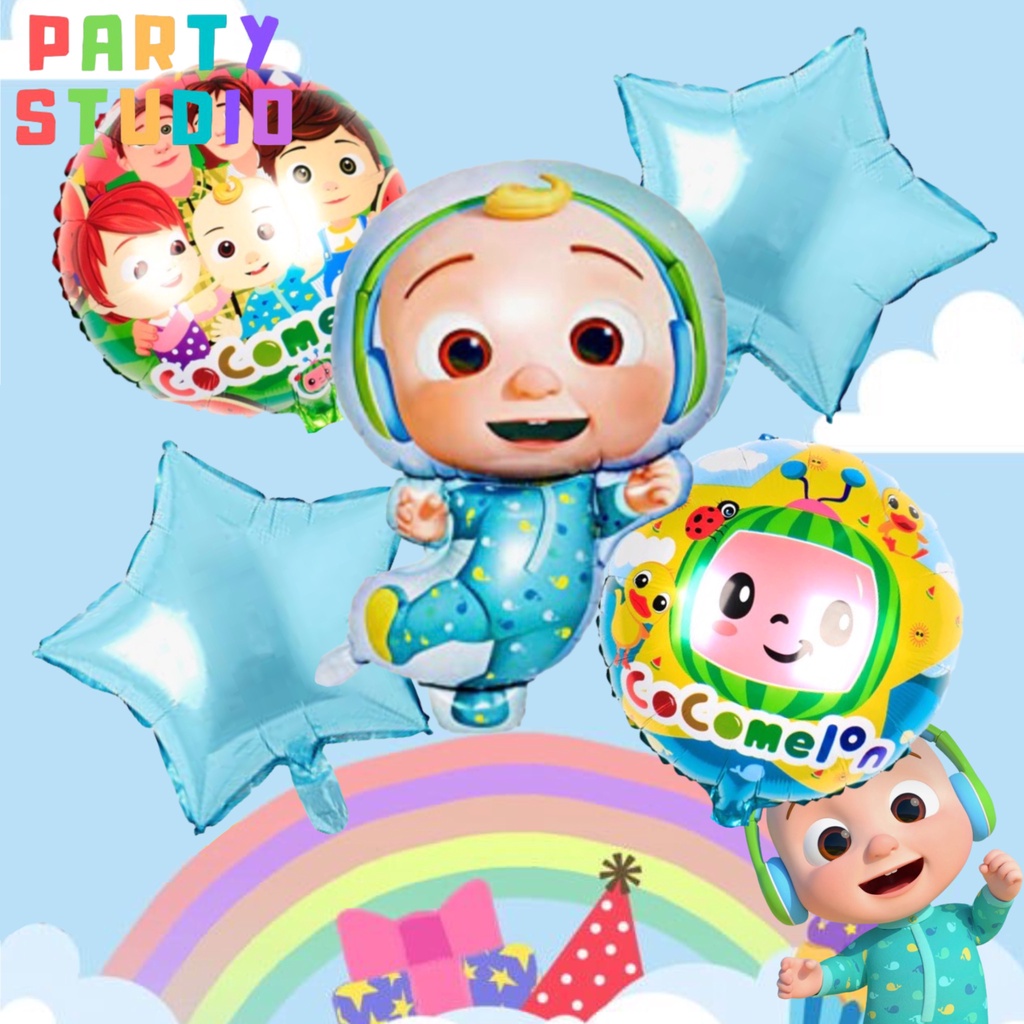 Cocomelon Balloon Set 5 in 1 Cocomelon Party Needs Cocomelon Theme ...