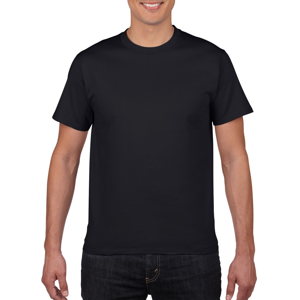 Gildan® Premium Cotton™ Adult T-Shirt 76000 (Black) | Shopee Philippines