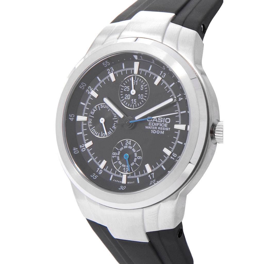 Casio Edifice EF 305 1A Analog Rubber Strap Watch For Men Shopee Philippines