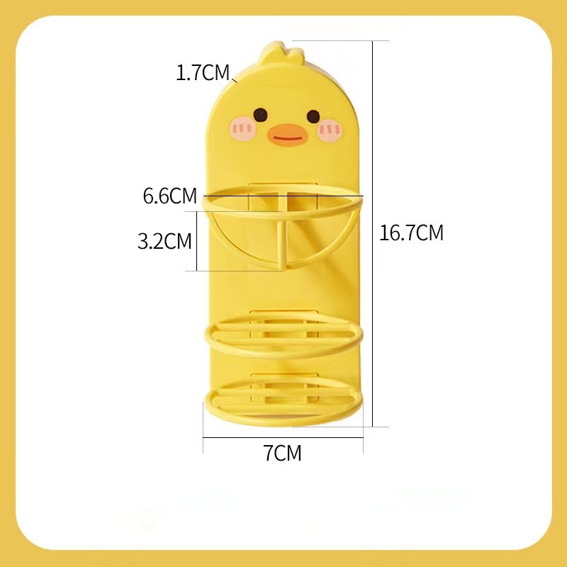 Traceless Wall Mounted Beauty Egg ShelfPowder Puff Storage Rackcartoon ...