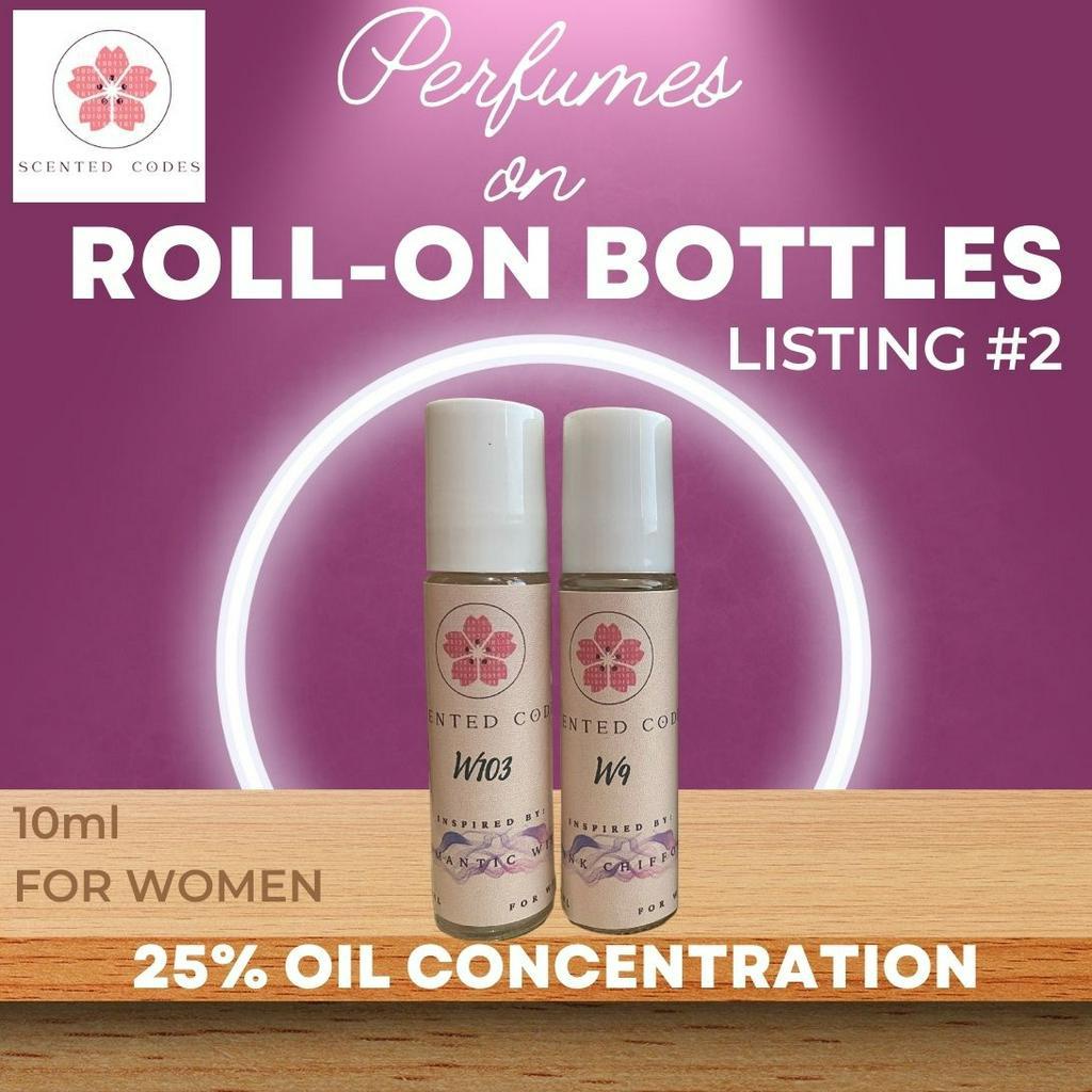 10ml SCENTED CODES Rollon Perfume Collection for WOMEN ( W51W100