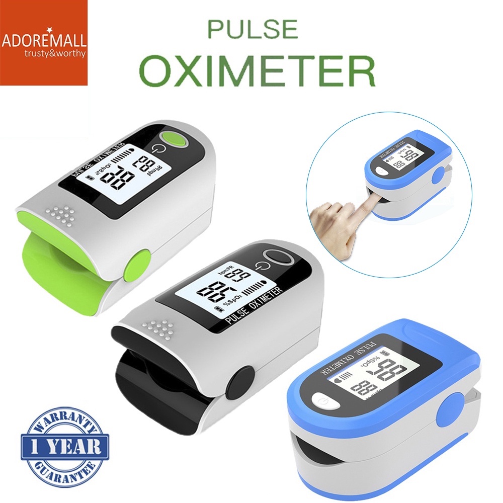 AdoreMall Pulse Oximeter Monitor Finger Oxymeter Meter Clip Sensor Oled ...