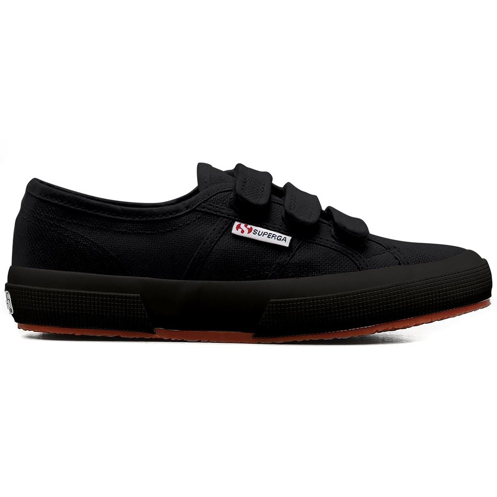 Superga Women s 2750 Cot3 Strap Full Black Sneakers Shopee Philippines