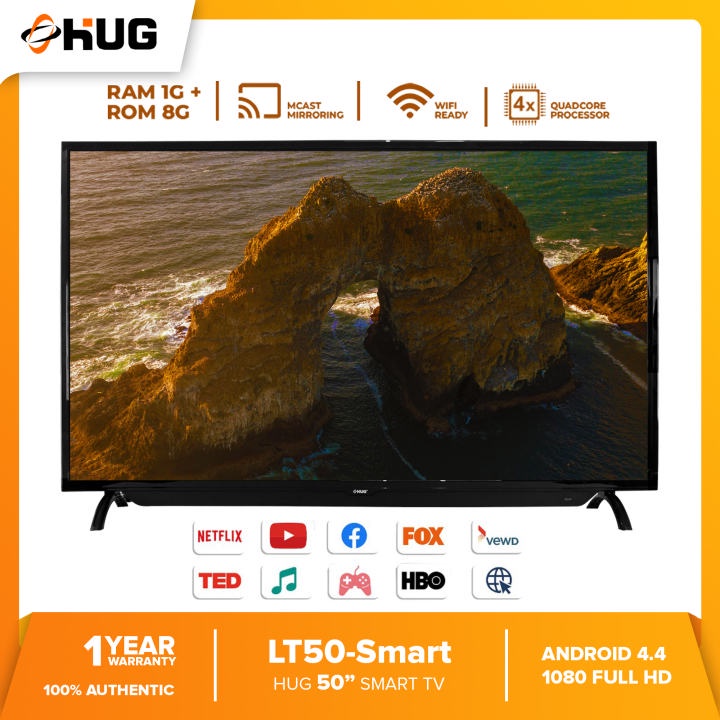 HUG 50 Inches Smart LED TV Full HD (LT50-Smart) | Shopee Philippines